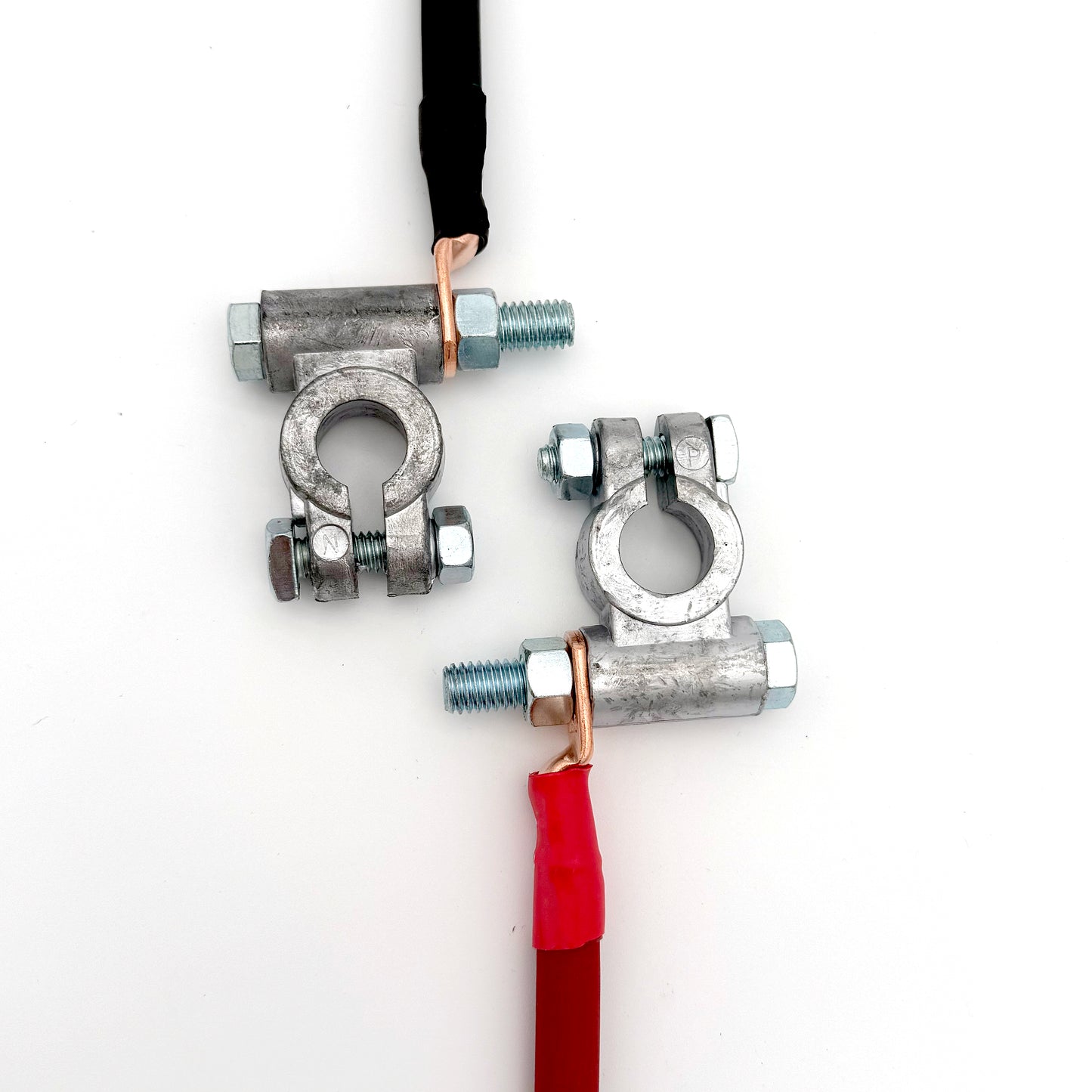 Big 7 Battery Cable Upgrade Kit includes military style terminals for ease of adding accessories.