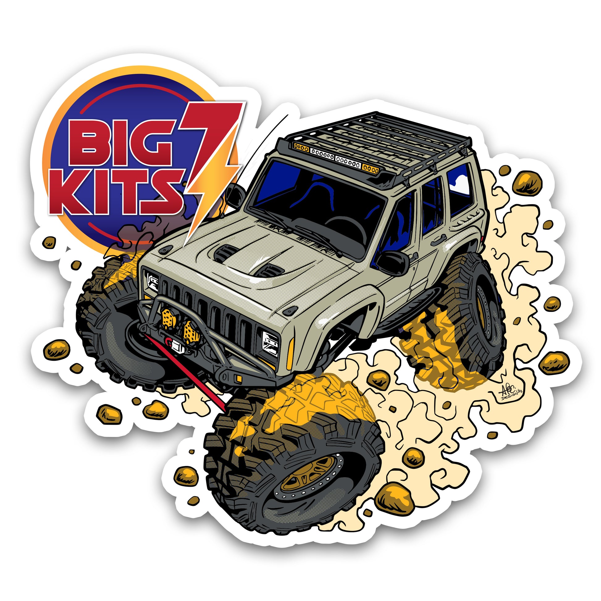 Big7 Jeep Cherokee XJ Sticker