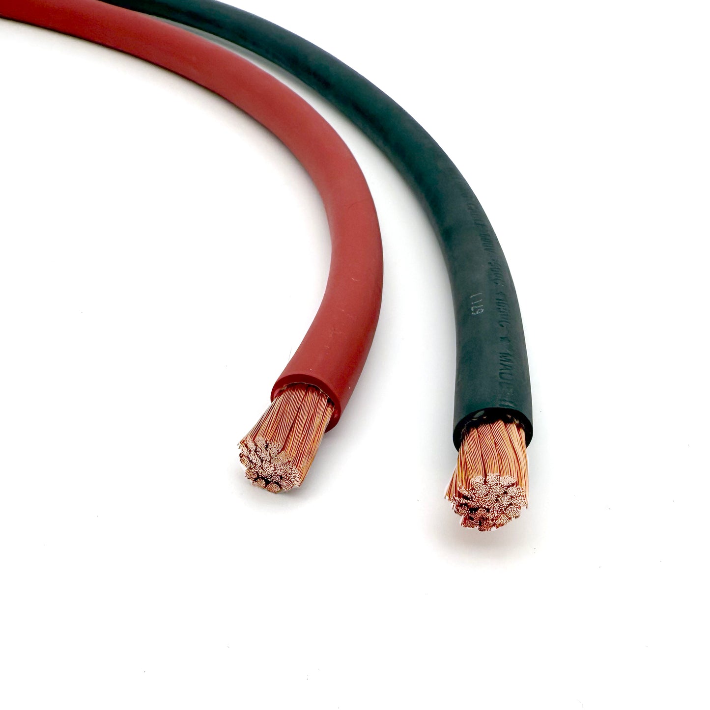 Big 7 Battery Cable Upgrade Kit made with SAE rated J1127 100% fine strand copper wire.