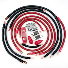 Jeep Gladiator JT Big 7 battery cable kit (2020-2025), designed for enhanced electrical flow and power efficiency in off-road conditions.