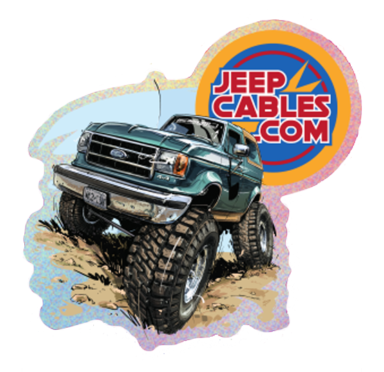 Ford OBS Bronco Glitter Sticker