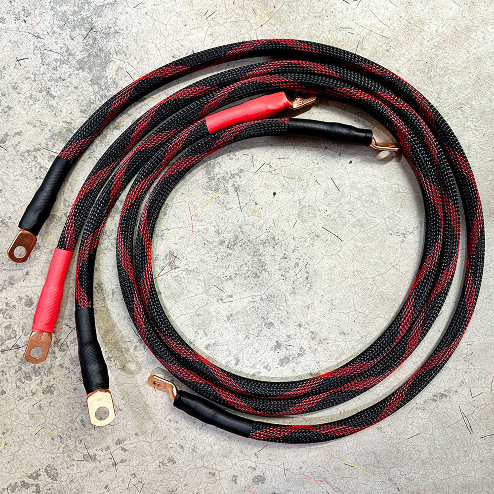 Universal Big 3 Battery Cable Upgrade Kit, providing a premium upgrade for vehicles requiring high-performance electrical connections.