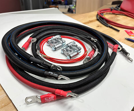 New Ford Powerstroke F250 7.3L Battery Cable Replacement Kit