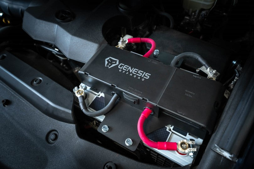 Genesis Offroad Toyota 4Runner Dual Battery Kit 2010-2022 (Gen 3), providing dual battery power for Toyota 4Runner owners who need extra capacity.