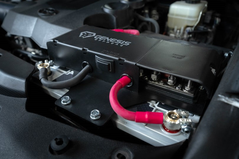 Genesis Offroad Toyota 4Runner Dual Battery Kit 2010-2022 (Gen 3), perfect for powering heavy-duty accessories in off-road and adventure settings.