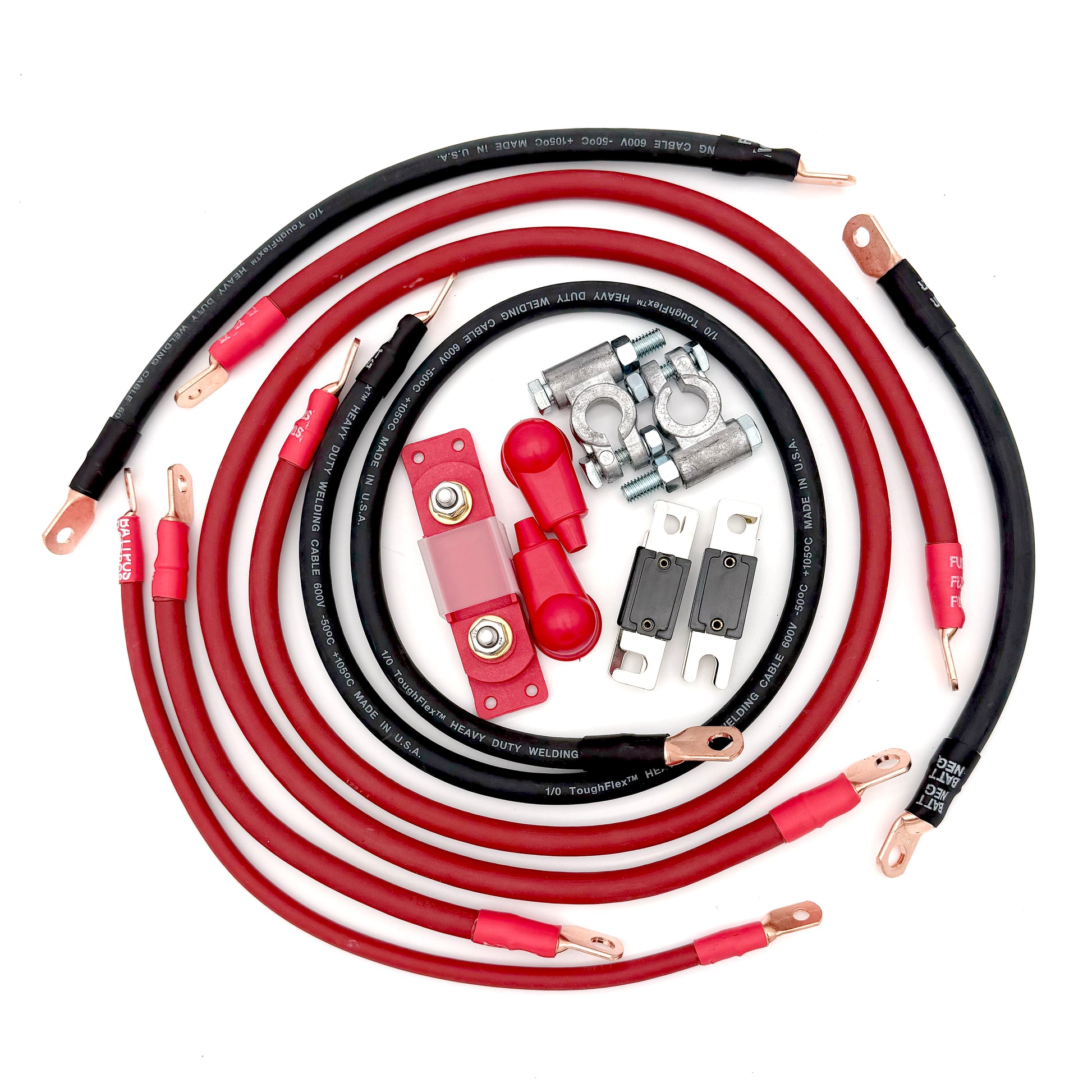 Toyota Gen 3 4Runner 3.4L Big 7 Battery Cable Upgrade Kit to increase power and performance