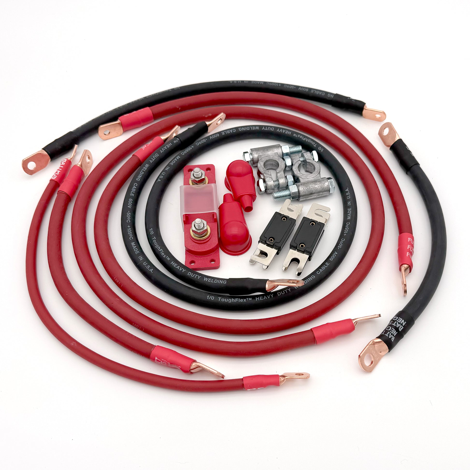 Toyota Gen 3 4Runner 3.4L Big 7 Battery Cable Upgrade Kit to increase power and performance