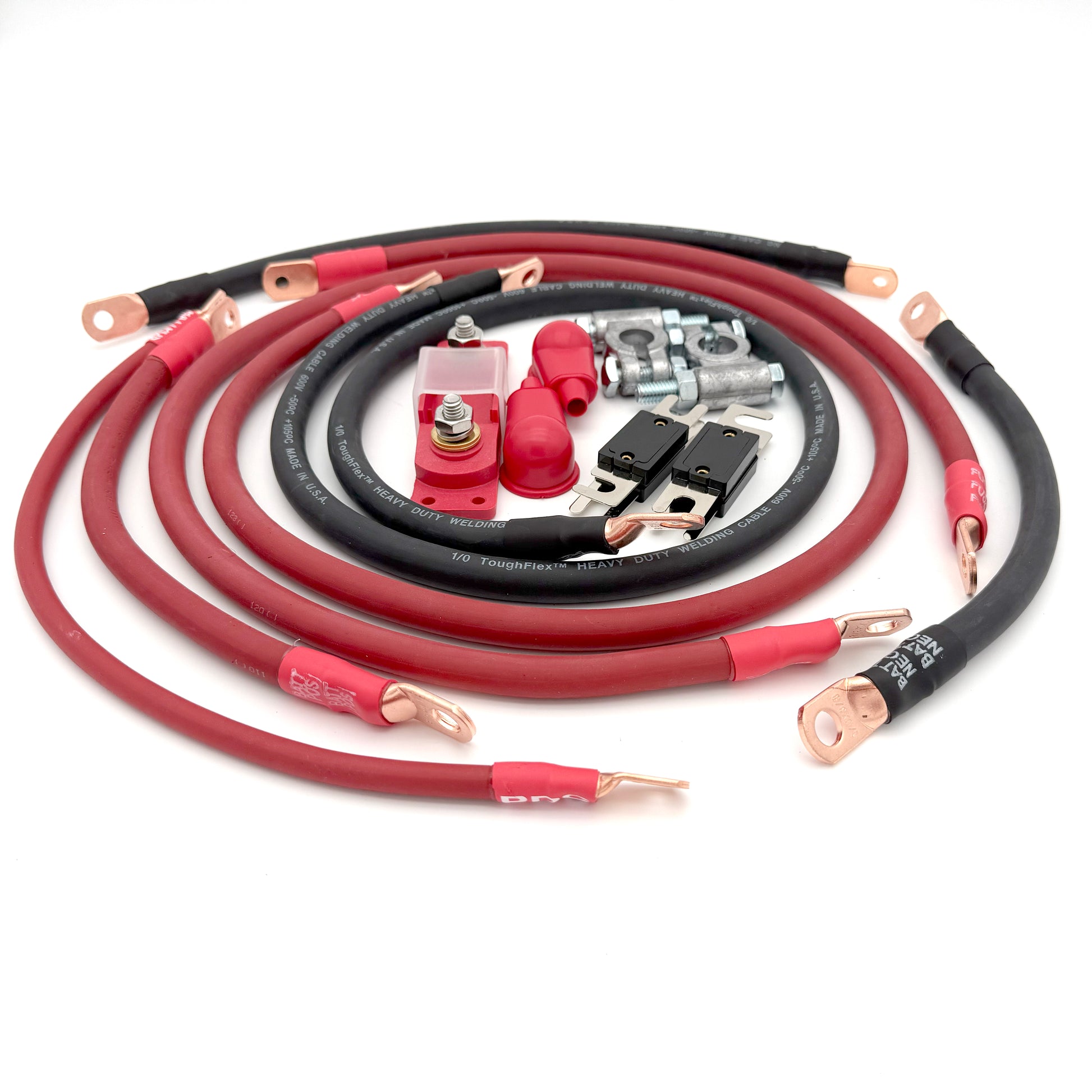 Toyota Gen 3 4Runner 3.4L Big 7 Battery Cable Upgrade Kit to increase power and performance
