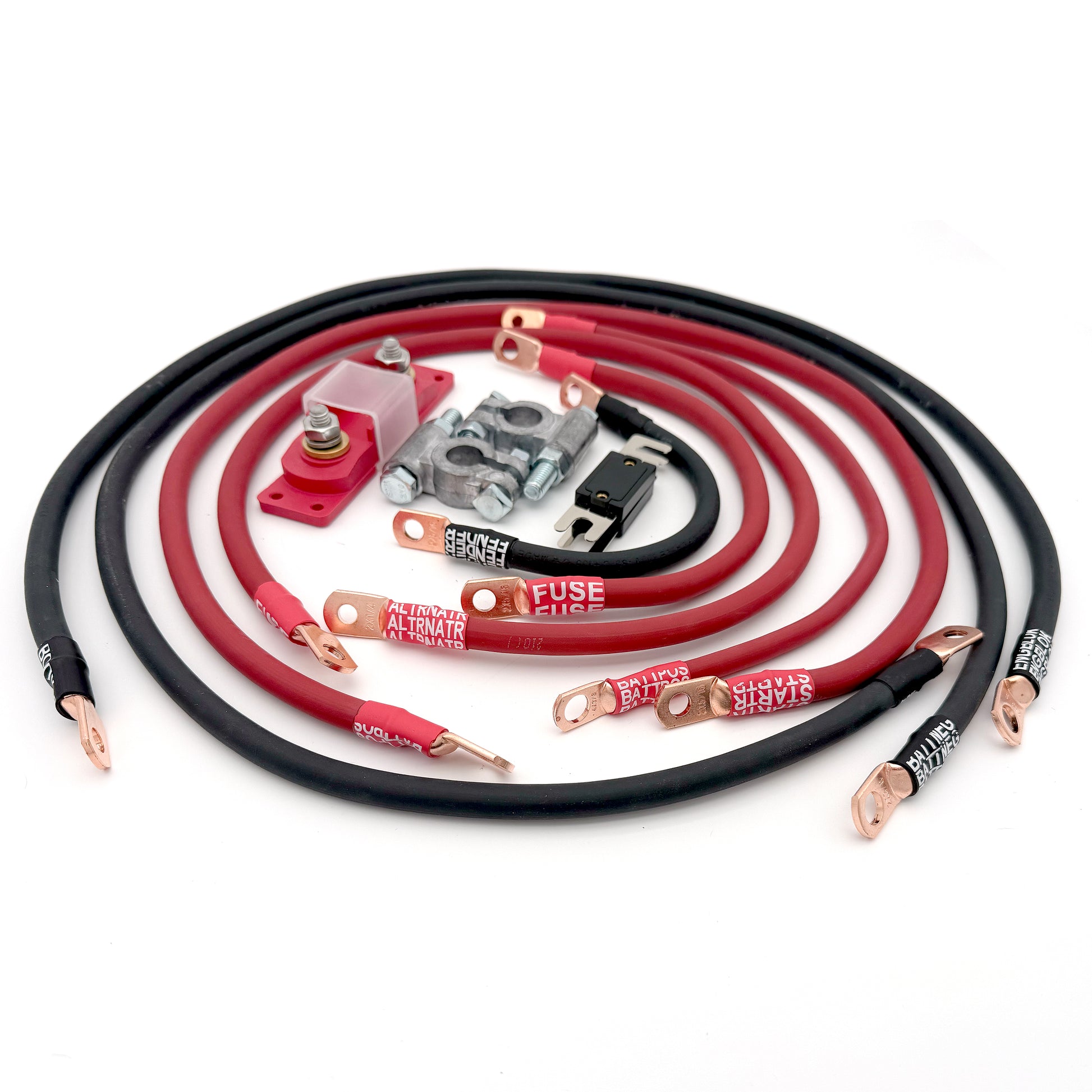 Toyota 4Runner Gen 4 Big 7 battery cable kit (2003-2009) enhances power delivery for off-road and overland applications.