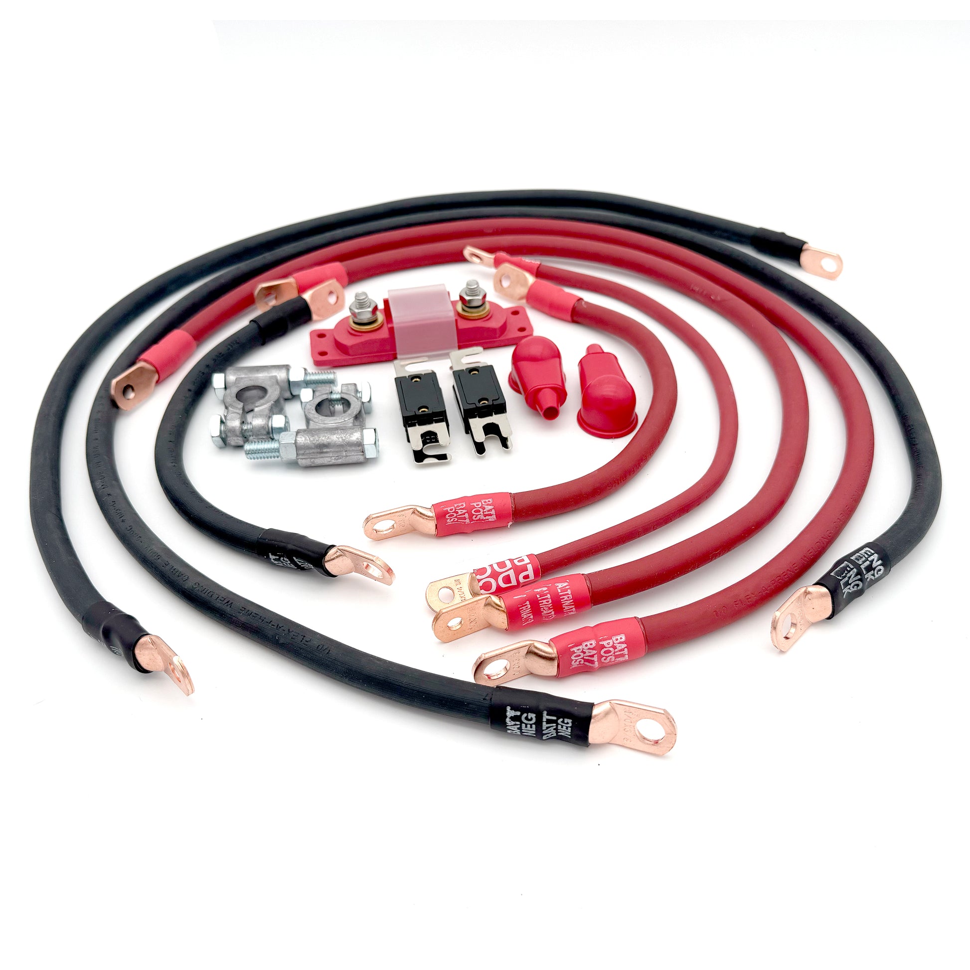 Toyota 4Runner Gen 5 4.0L Big 7 battery cable kit (2010-2024) provides superior electrical performance for off-road and overland enthusiasts.