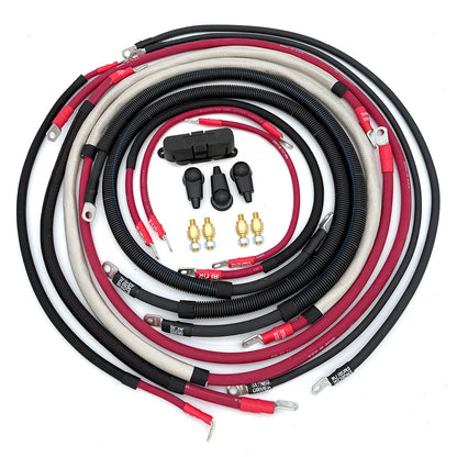 Chevrolet Duramax LB7 / LLY / LBZ 6.6L Diesel Battery Cable Kit (2001–2007)
Heavy‑duty battery cable upgrade engineered to reduce voltage drop, improve cold starts, and support high‑draw diesel accessories. Built with premium copper for reliable power in demanding conditions.