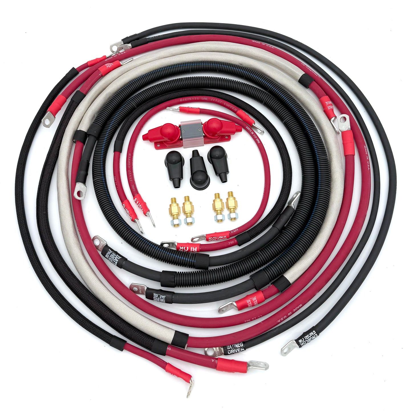 Chevrolet Duramax - LB7 / LLY / LBZ 6.6L Diesel Battery Cable Kit (2001-2007)