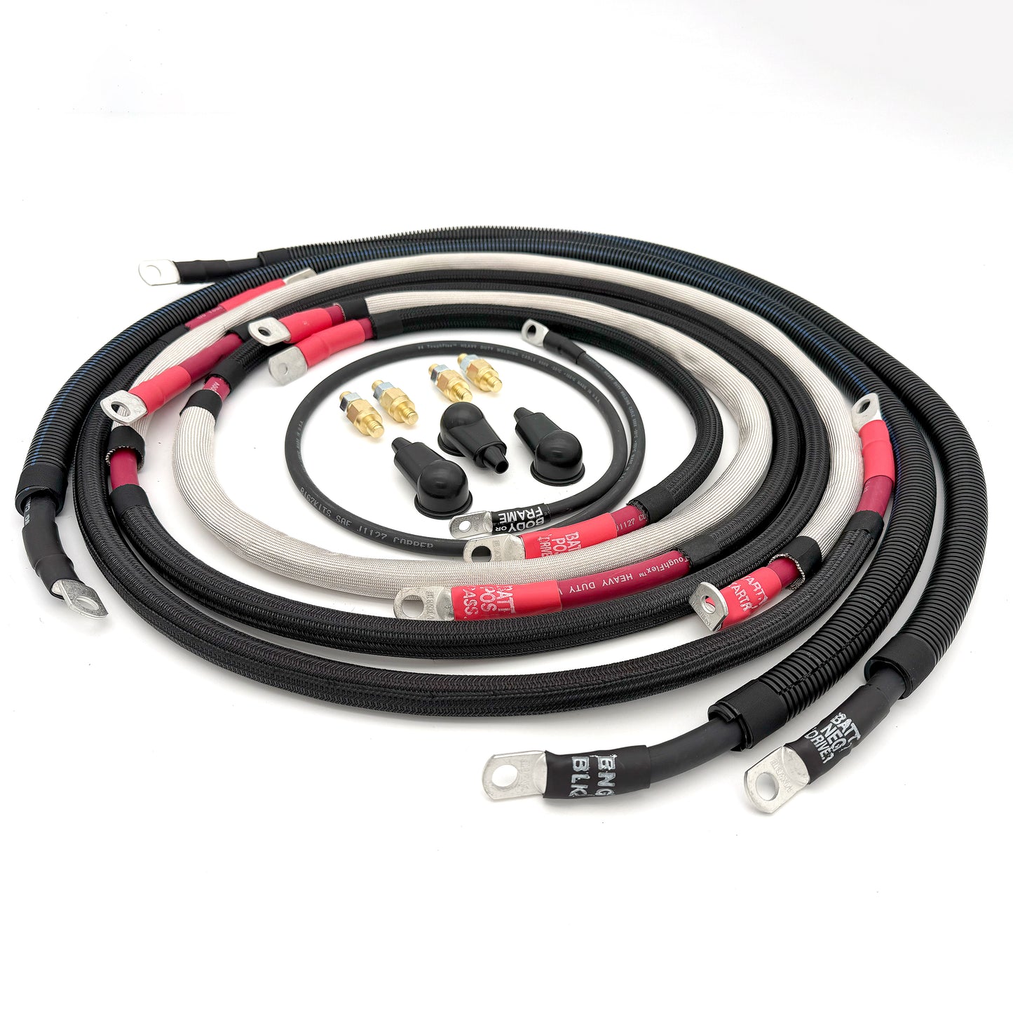 Chevrolet Duramax - LMM 6.6L Diesel Battery Cable Kit (2007.5 - 2010)