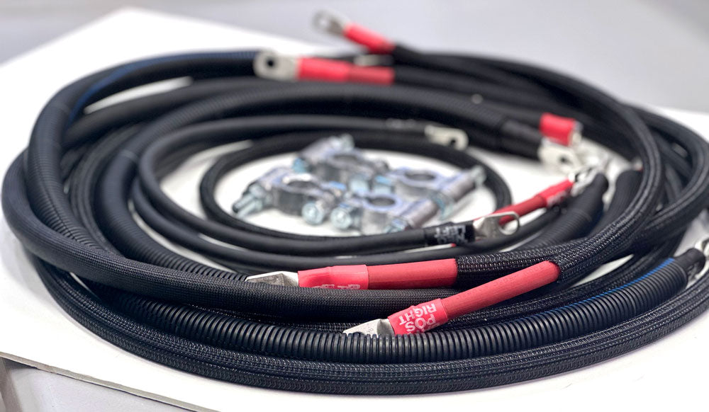 Boost the electrical performance of your Dodge/RAM Cummins Diesel 4th Gen (2010-2018) with this Big 7 battery cable kit for optimal power transfer.