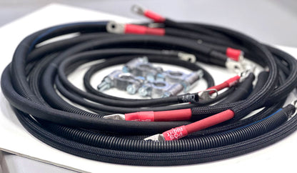Boost the electrical performance of your Dodge/RAM Cummins Diesel 4th Gen (2010-2018) with this Big 7 battery cable kit for optimal power transfer.
