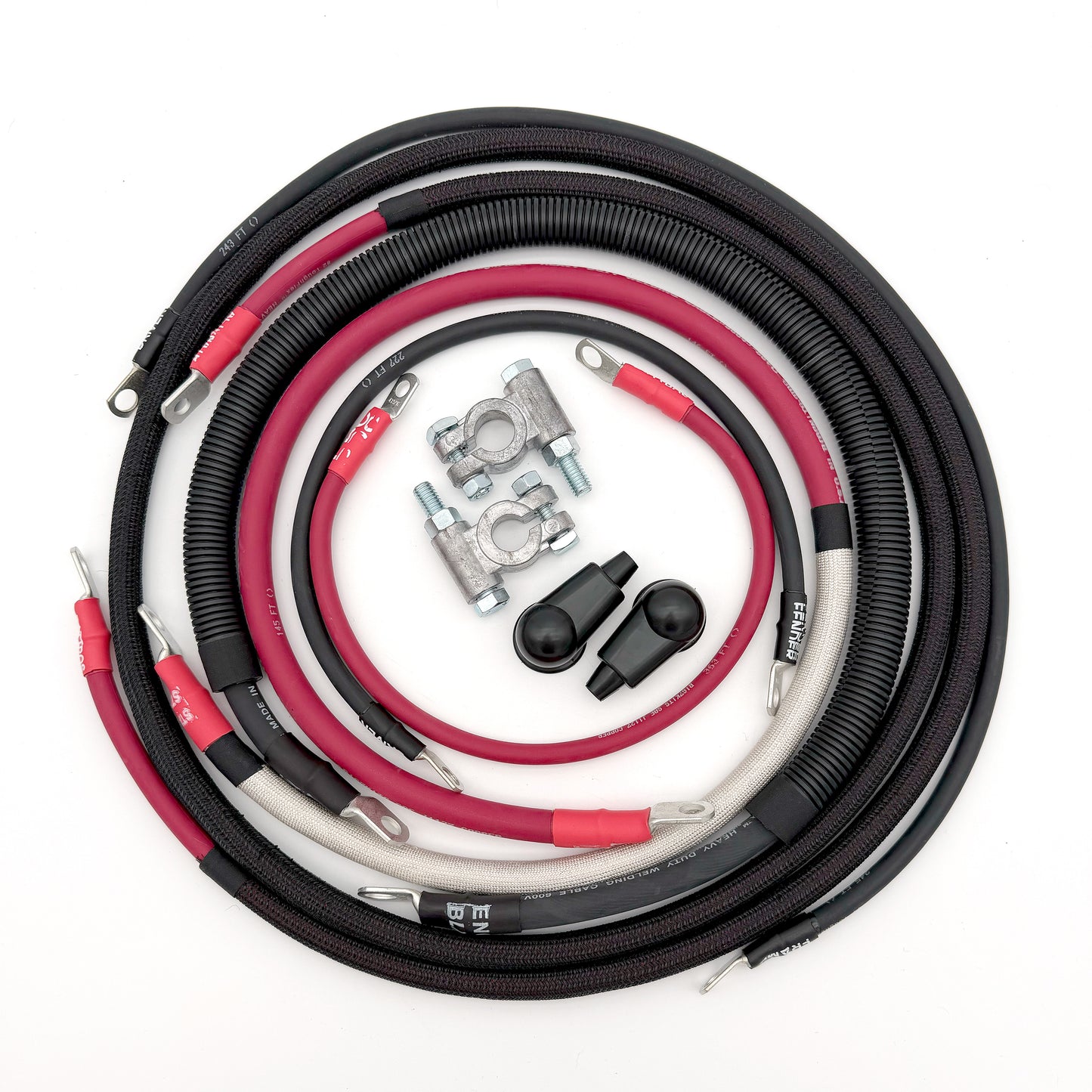 Dodge Cummins Diesel - 3rd Gen Battery Cable Kit (2002-2009) Single Battery Setup