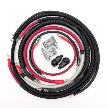Dodge Cummins Diesel - 3rd Gen Battery Cable Kit (2002-2009) Single Battery Setup