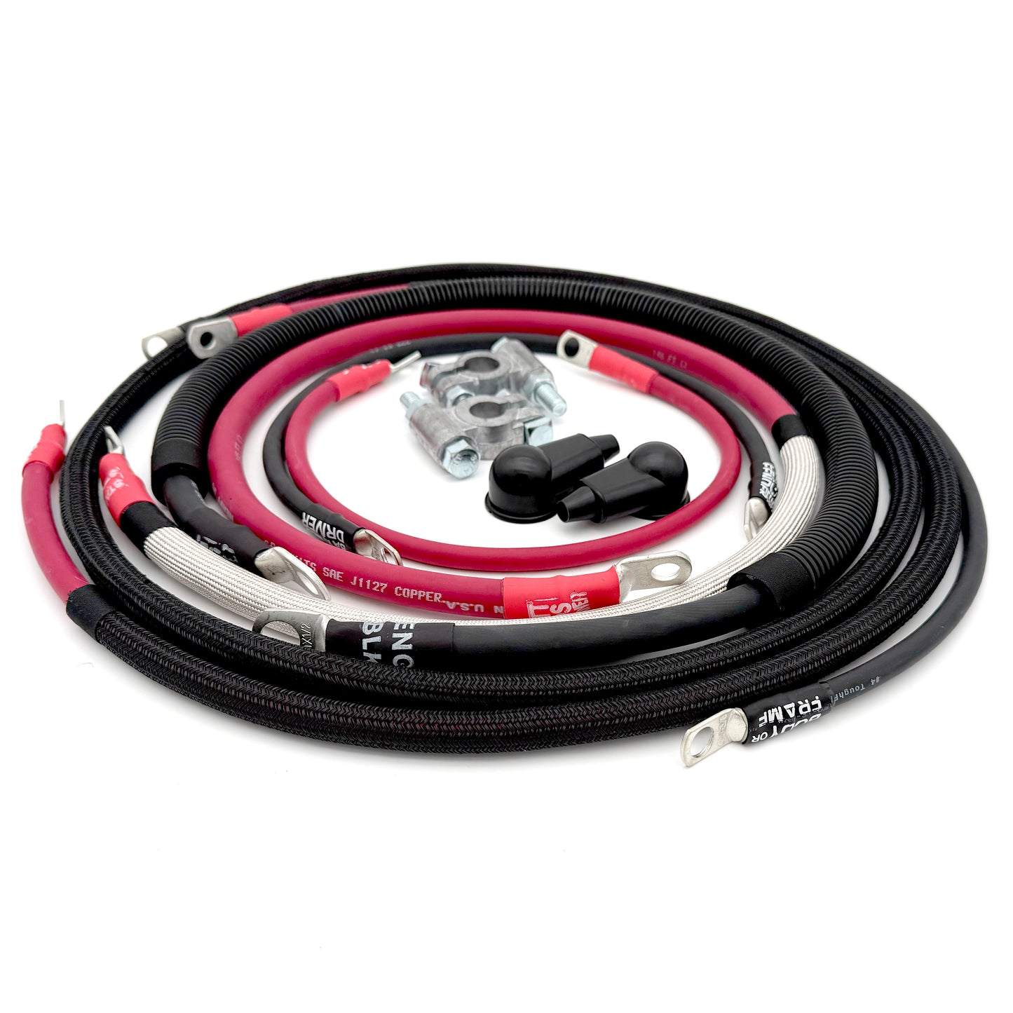 Dodge Cummins Diesel - 3rd Gen Battery Cable Kit (2002-2009) Single Battery Setup