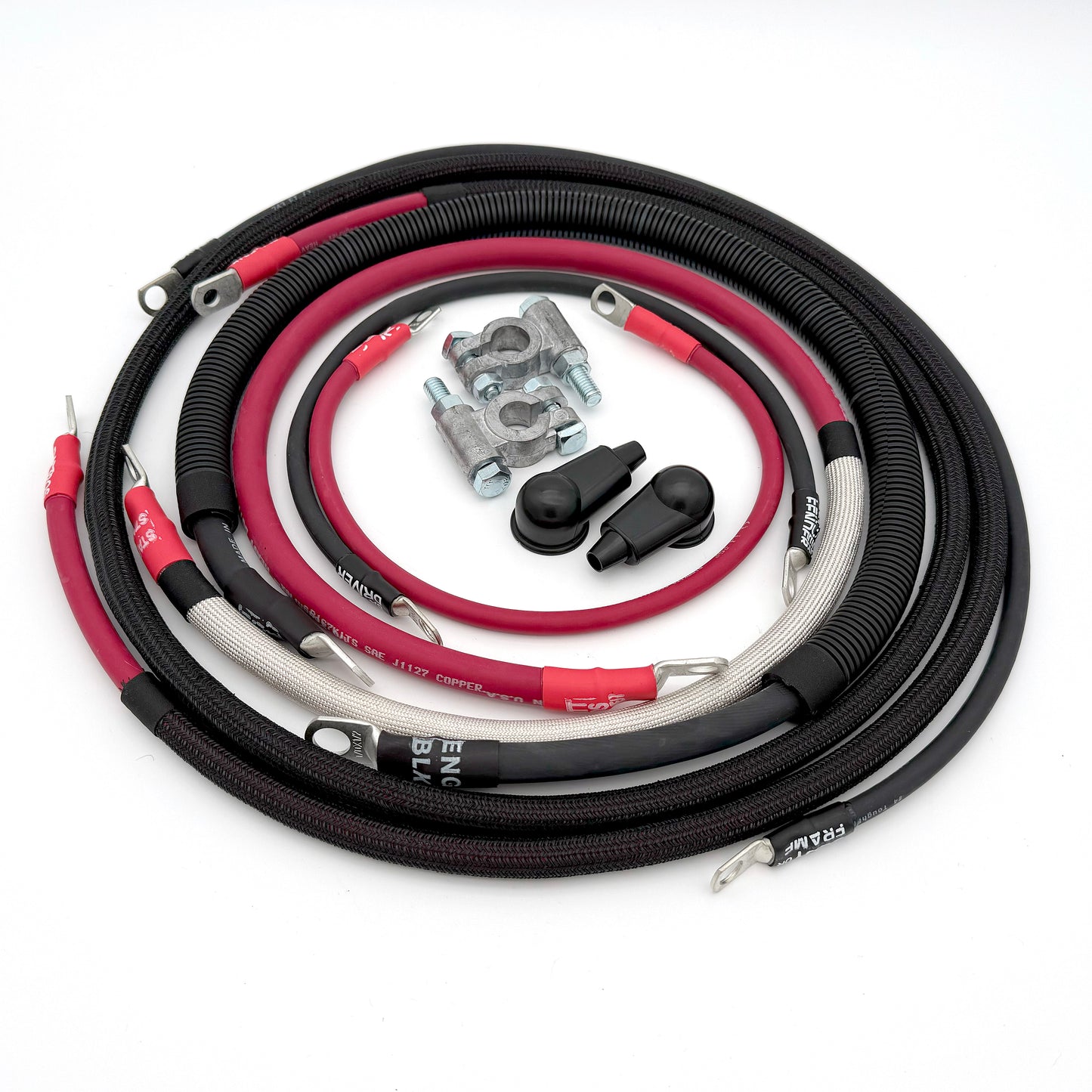 Dodge Cummins Diesel - 3rd Gen Battery Cable Kit (2002-2009) Single Battery Setup