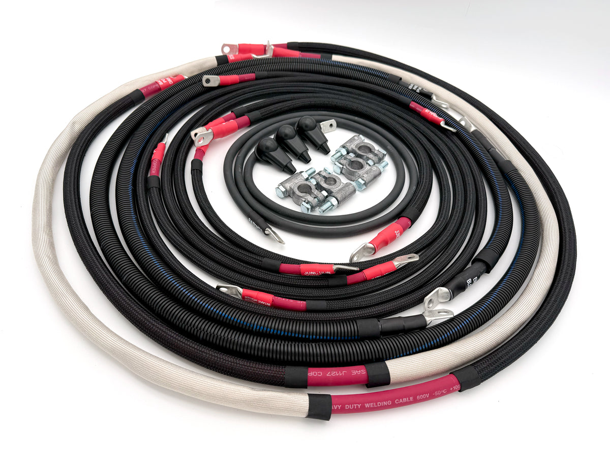 Chevrolet Duramax - LMM 6.6L Diesel Battery Cable Kit (2007.5 - 2010)