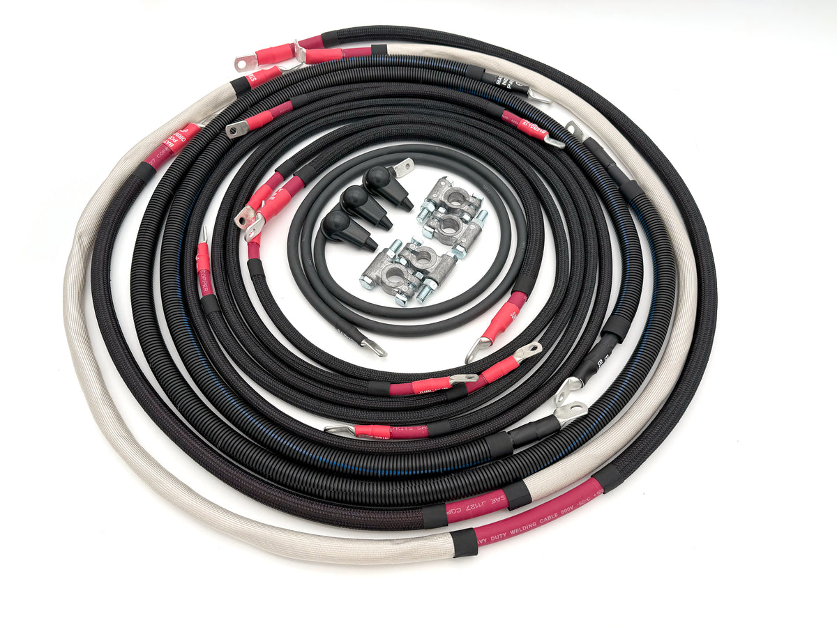 Chevrolet Duramax - LMM 6.6L Diesel Battery Cable Kit (2007.5 - 2010)