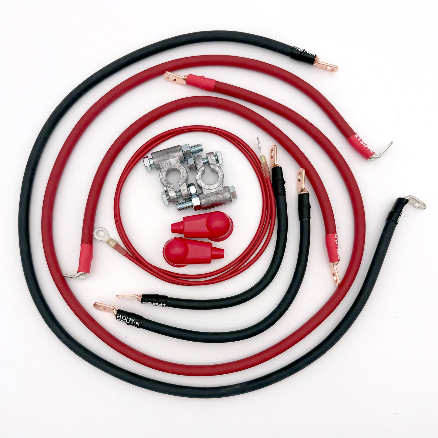 Ford Bronco - Gen 5 Battery Cable Kit (1992-1996), designed to provide reliable power delivery for the 5th generation Bronco models.