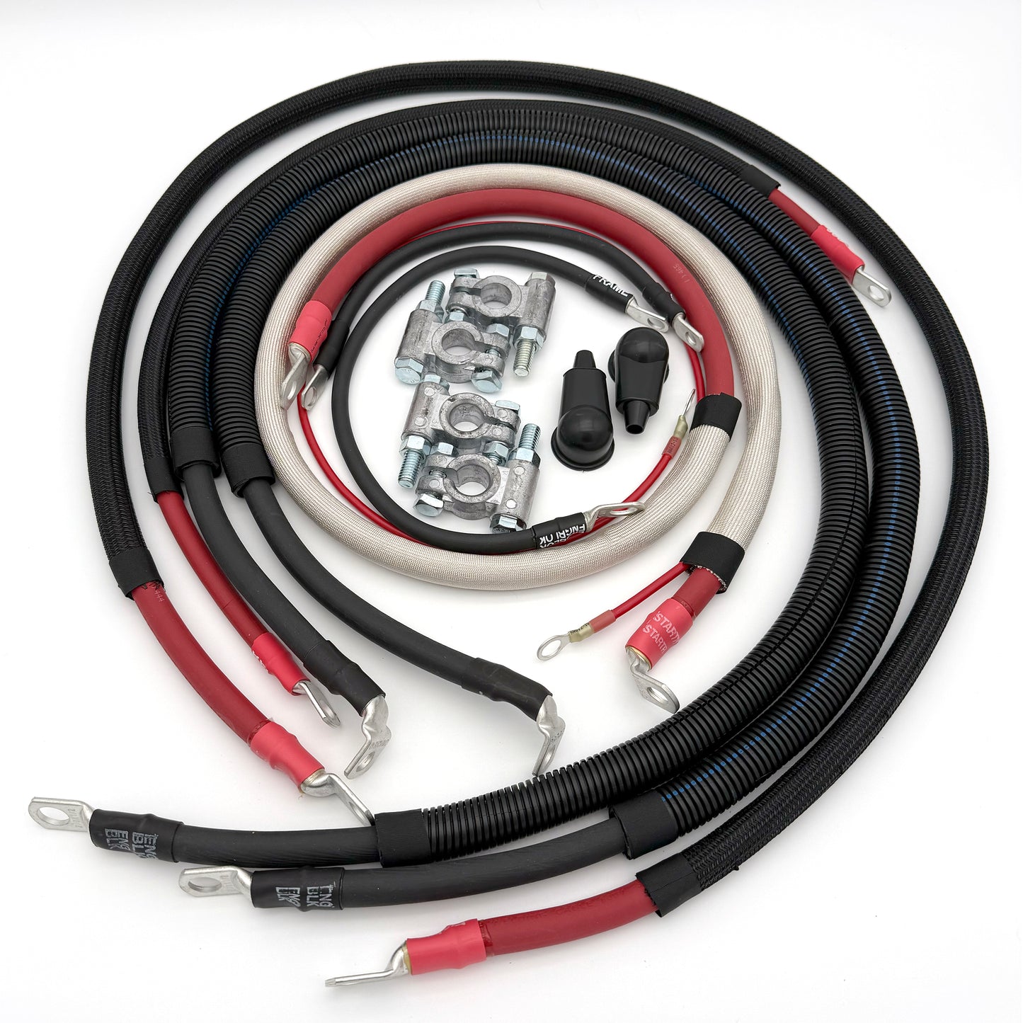 Ford Powerstroke 7.3 Diesel - F250/F350 OBS Battery Cable Kit (1990-1997)