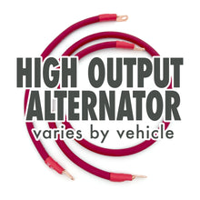 High Output Alternator Cable Upgrade