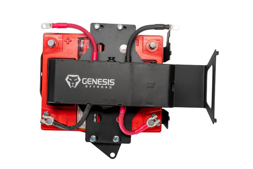 Genesis Offroad Jeep Wrangler JK Dual Battery Kit (Gen 3), ideal for powering your Jeep's off-road accessories and ensuring a consistent power supply.