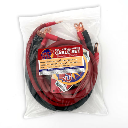 Jeep Wrangler JK 3.6L Big 7 Battery Cable Upgrade Kit to increase power and performance