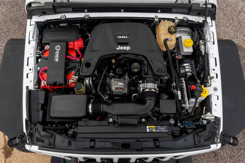 Genesis Offroad Jeep Wrangler JL Dual Battery Kit (Gen 3), designed for high-performance power management in off-road adventures and electrical upgrades.