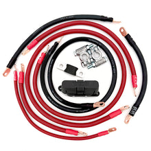 Toyota FJ Cruiser Big 7 battery cable kit for 2007–2014 models, heavy‑duty upgraded battery cables designed to reduce voltage drop and improve electrical performance