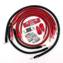 Toyota Land Cruiser Big 7 battery cable kit (FZJ80 - 1993-1997), designed to enhance electrical efficiency and power for off-road adventures.