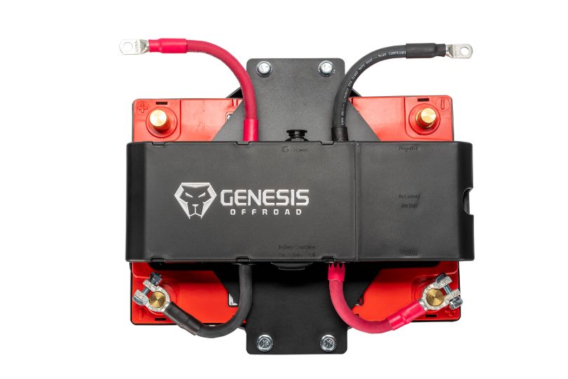 Genesis Offroad Toyota Tundra Dual Battery Kit for 2007-2021 (Gen 3), ideal for powering winches, lights, and other high-demand off-road equipment in your Tundra.