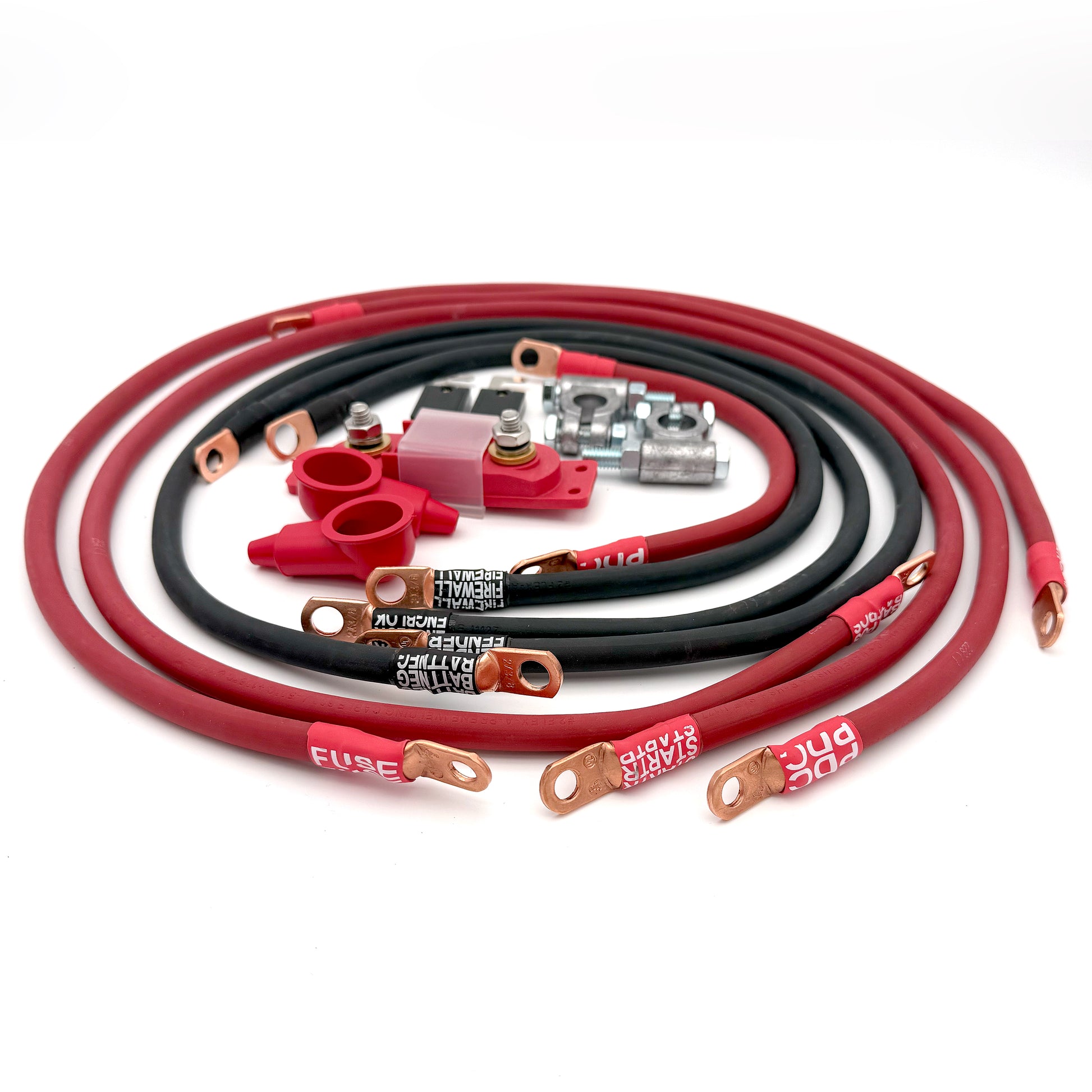 Jeep Grand Cherokee WJ Big 7 Battery Cable Upgrade Kit to increase power and performance