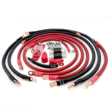 Jeep Wrangler JL Big 7 battery cable kit (2018-2024), designed for enhanced electrical flow and power efficiency in off-road conditions.