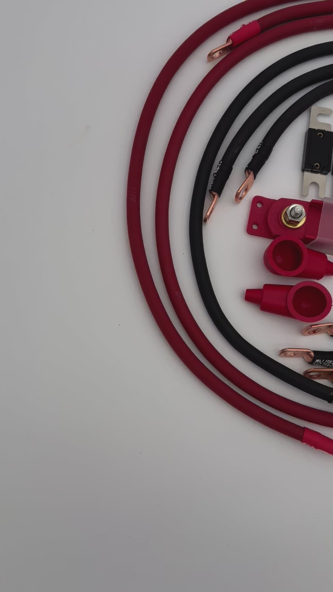 Jeep Grand Cherokee WJ Big 7 Battery Cable Upgrade Kit to increase power and performance