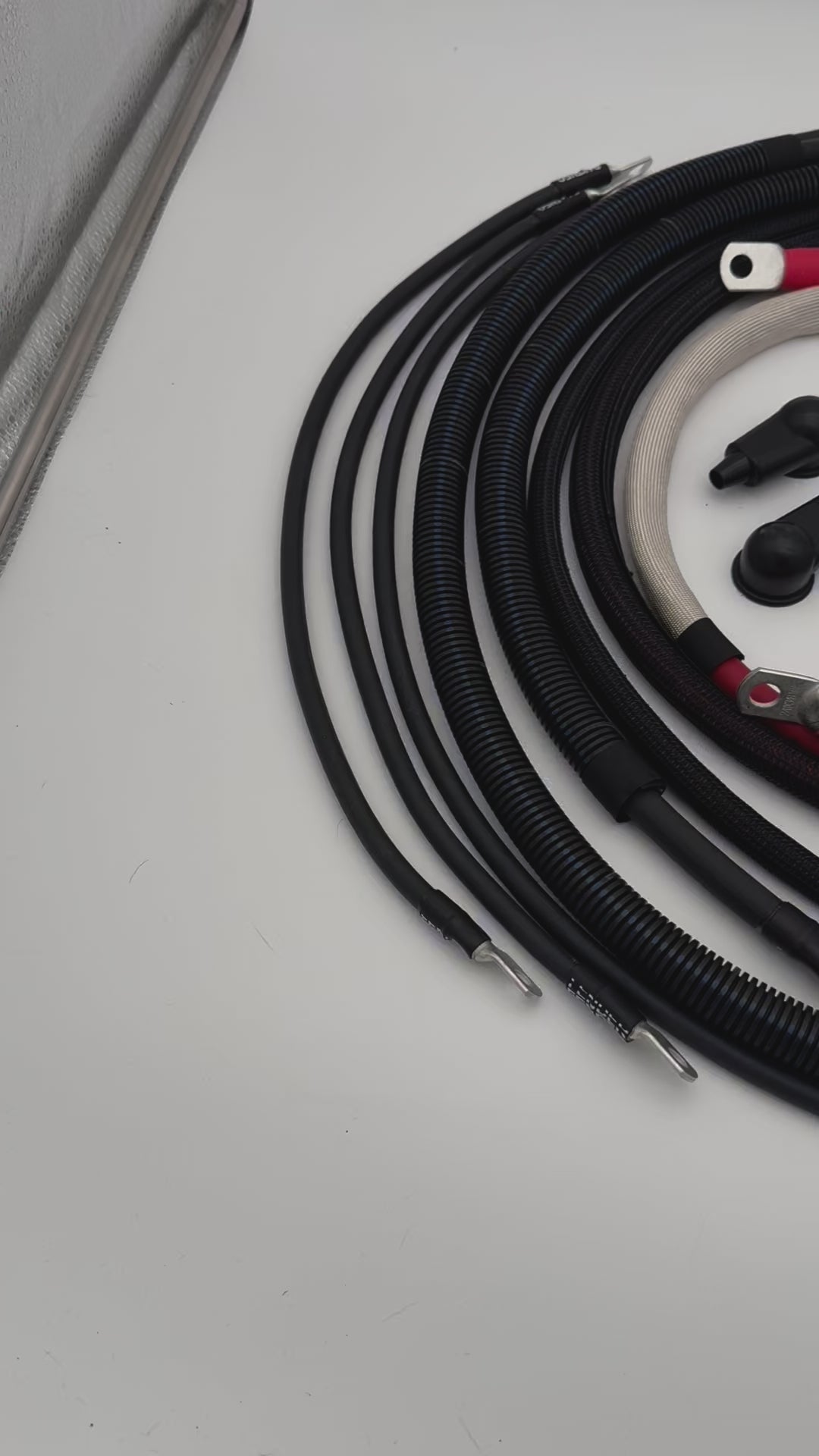 Dodge Cummins Diesel 2nd Gen Big 7 battery cable kit (1994-2002) designed for upgraded electrical performance in demanding off-road and working conditions.