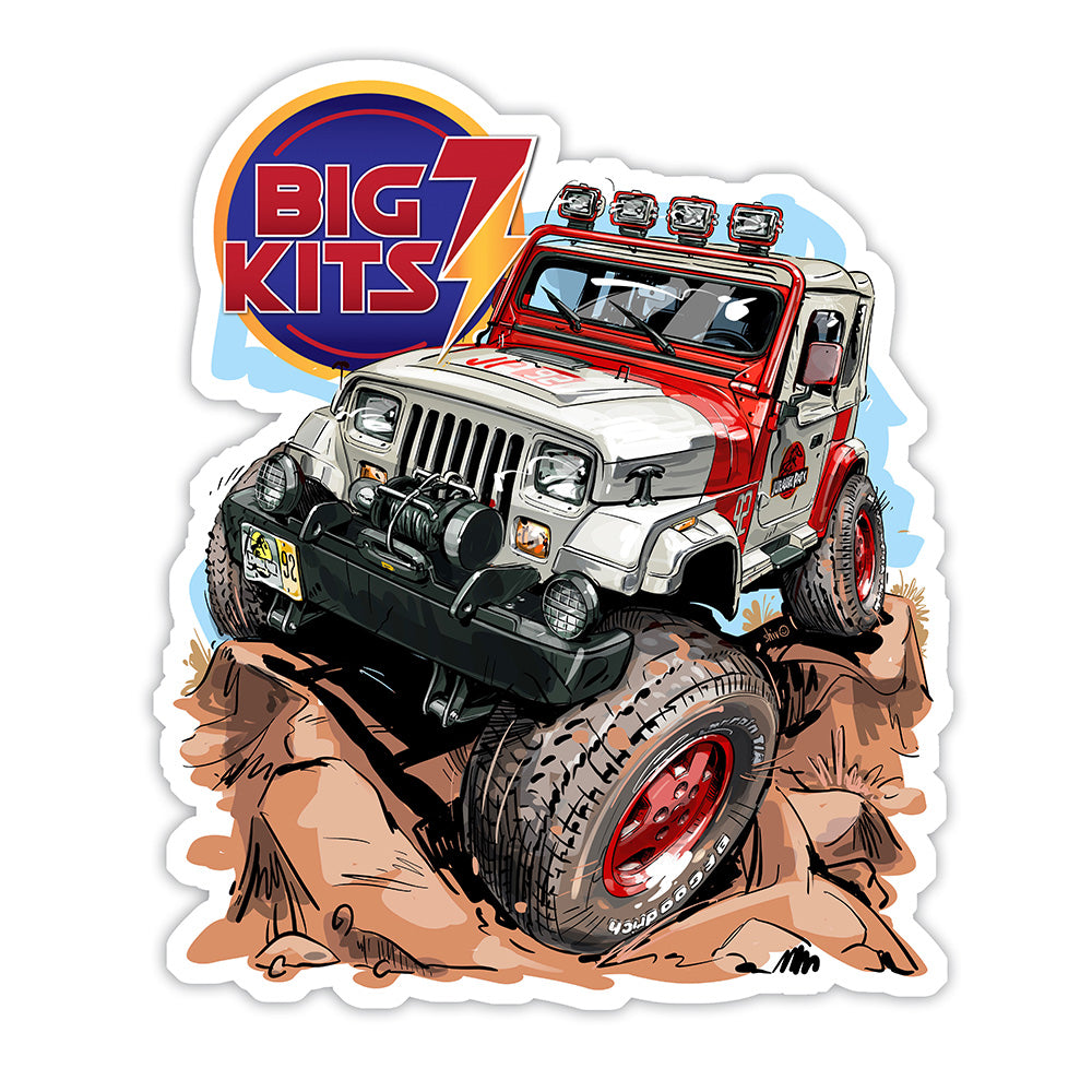 Jeep Wrangler YJ Jurassic Park Jeep