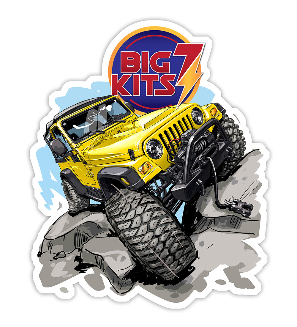 Jeep Wrangler TJ Sticker